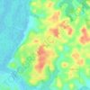 Mappa topografica Lendi, altitudine, rilievo