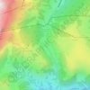 Mappa topografica Passo Campolongo, altitudine, rilievo