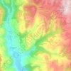 Mappa topografica Corrubio, altitudine, rilievo
