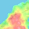 Mappa topografica Shulishader, altitudine, rilievo