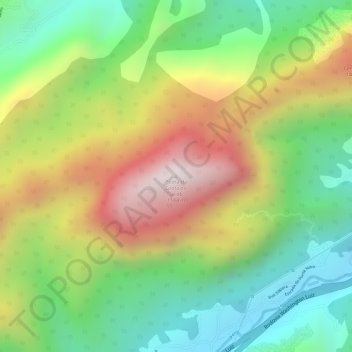 Mappa topografica Petrópolis, altitudine, rilievo