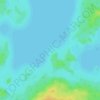 Mappa topografica Lac Caopatina, altitudine, rilievo