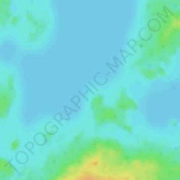 Mappa topografica Lac Caopatina, altitudine, rilievo