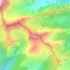 Mappa topografica Le Linleu, altitudine, rilievo