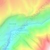 Mappa topografica Champi Alto, altitudine, rilievo