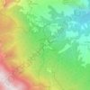 Mappa topografica Rescadore, altitudine, rilievo