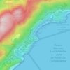 Mappa topografica Portinho da Arrábida, altitudine, rilievo