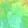 Mappa topografica Linda (Elster), altitudine, rilievo