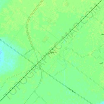 Mappa topografica Sillanwali, altitudine, rilievo