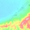 Mappa topografica Woolamai, altitudine, rilievo