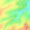 Mappa topografica Mont de Monchiet, altitudine, rilievo