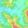 Mappa topografica Badia Agnano, altitudine, rilievo