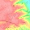 Mappa topografica North Elkington, altitudine, rilievo