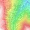 Mappa topografica Cerise, altitudine, rilievo