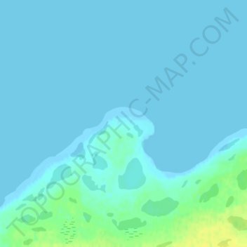 Mappa topografica Cape Felix, altitudine, rilievo