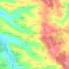 Mappa topografica Cazeneuve, altitudine, rilievo