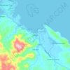 Mappa topografica Mobo, altitudine, rilievo