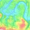 Mappa topografica Pennaros, altitudine, rilievo