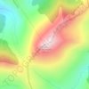 Mappa topografica Cuetu de la Concilla, altitudine, rilievo