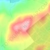 Mappa topografica Mid Hill, altitudine, rilievo