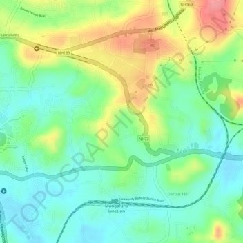 Mappa topografica Maroli, altitudine, rilievo