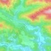 Mappa topografica Le Plot, altitudine, rilievo