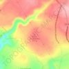 Mappa topografica Cozzo Quartarella, altitudine, rilievo