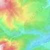 Mappa topografica Llugols, altitudine, rilievo