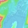 Mappa topografica Hornopirén, altitudine, rilievo