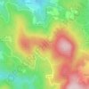 Mappa topografica Ro de l'Oiseau, altitudine, rilievo