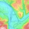 Mappa topografica Diedesheim, altitudine, rilievo