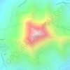 Mappa topografica Cerro Chorolque, altitudine, rilievo