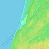 Mappa topografica Jaunupe, altitudine, rilievo