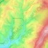 Mappa topografica Halenfeld, altitudine, rilievo