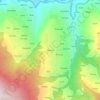 Mappa topografica Mahasu, altitudine, rilievo