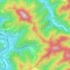 Mappa topografica Minceto, altitudine, rilievo
