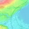 Mappa topografica Les Tuileries, altitudine, rilievo