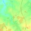 Mappa topografica Soulangy, altitudine, rilievo