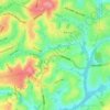 Mappa topografica Biteng, altitudine, rilievo