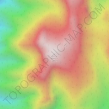 Mappa topografica Mount Malabito, altitudine, rilievo