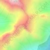 Mappa topografica Mount Juno, altitudine, rilievo