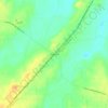 Mappa topografica Muldoon, altitudine, rilievo