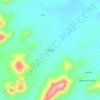 Mappa topografica Araticum, altitudine, rilievo