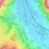 Mappa topografica Les Golettes, altitudine, rilievo