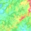 Mappa topografica Bled, altitudine, rilievo