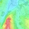 Mappa topografica Granges, altitudine, rilievo