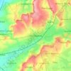 Mappa topografica Sherborne, altitudine, rilievo