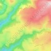 Mappa topografica Le Teil, altitudine, rilievo