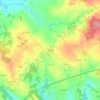 Mappa topografica Le Mas, altitudine, rilievo