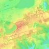 Mappa topografica Oak Ridges Corridor Park, altitudine, rilievo